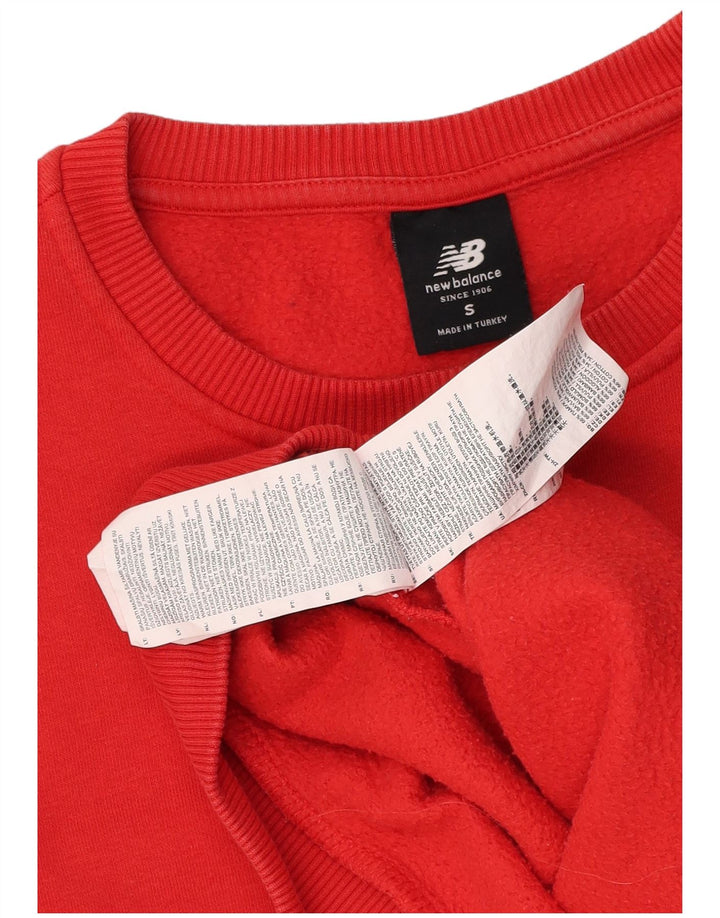 New Balance Sweat-shirt pour homme en coton rouge Small