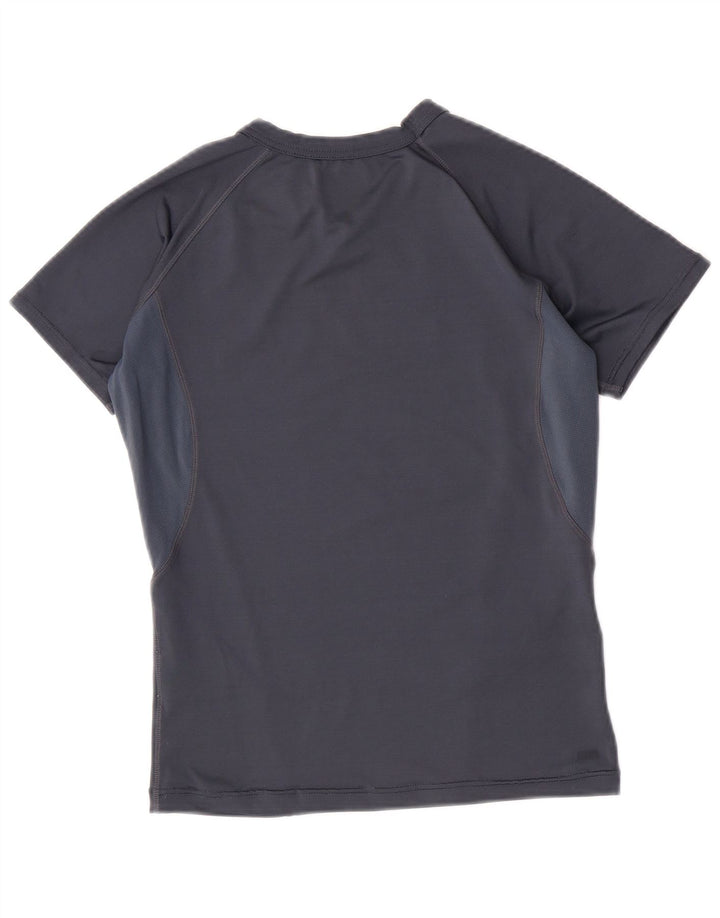 Reebok T-Shirt Garçon 11-12 ans Gris Colorblock Polyester