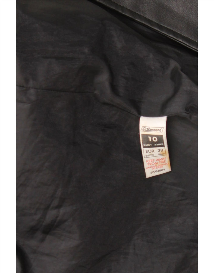 St. Bernard Manteau Femme UK 10 Petit Noir Polyéthylène