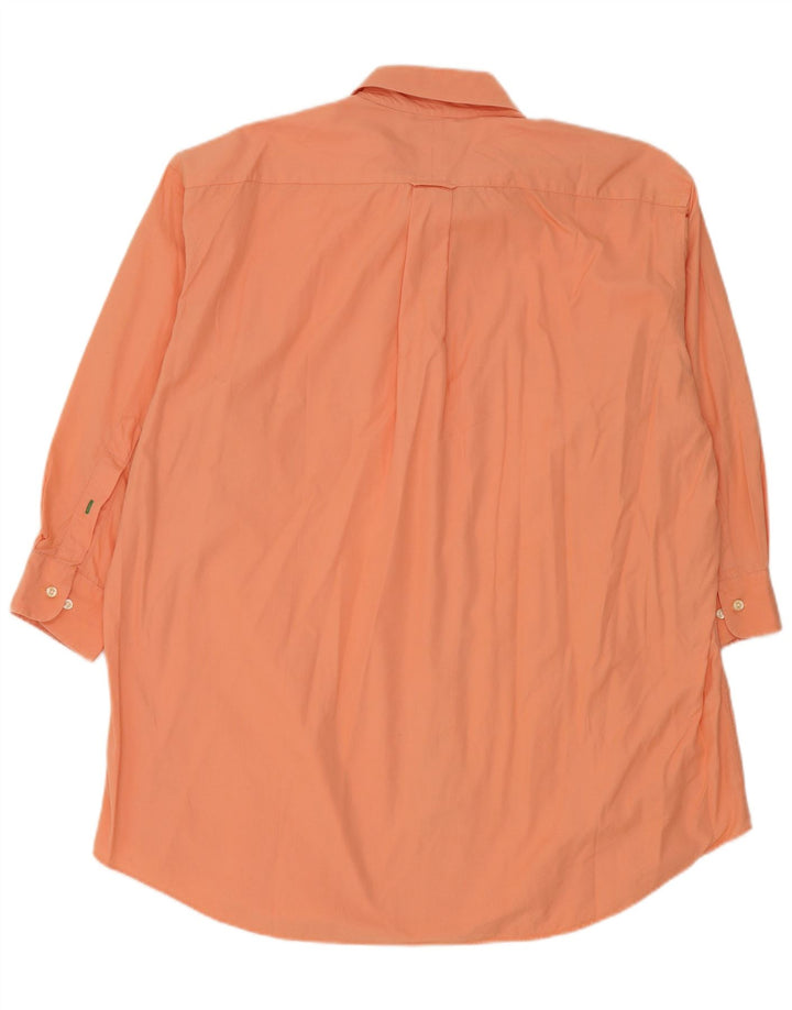 Tommy Hilfiger Chemise haute pour homme Taille 17 XL Orange