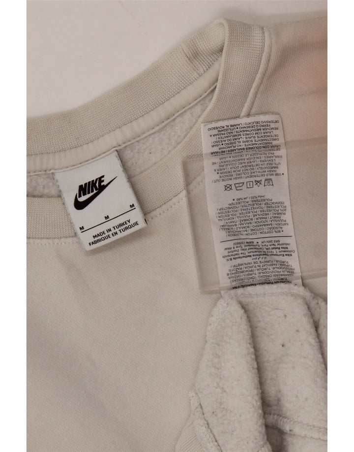 NIKE Sweat-shirt graphique pour homme en coton gris moyen