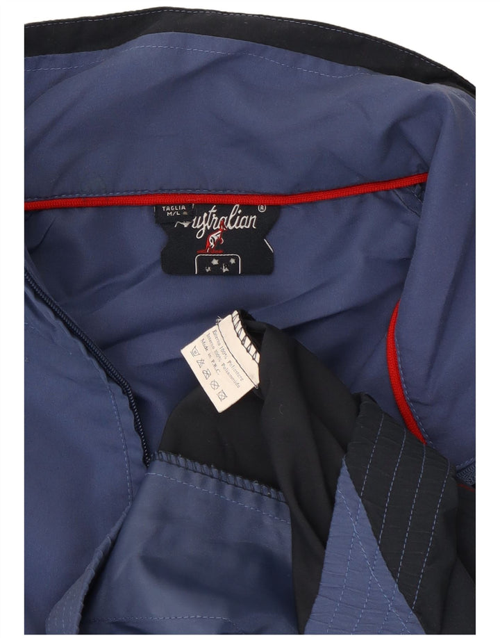 AUSTRALIAN L'ALPINA Veste de Survêtement Homme Bleu Moyen Colourblock
