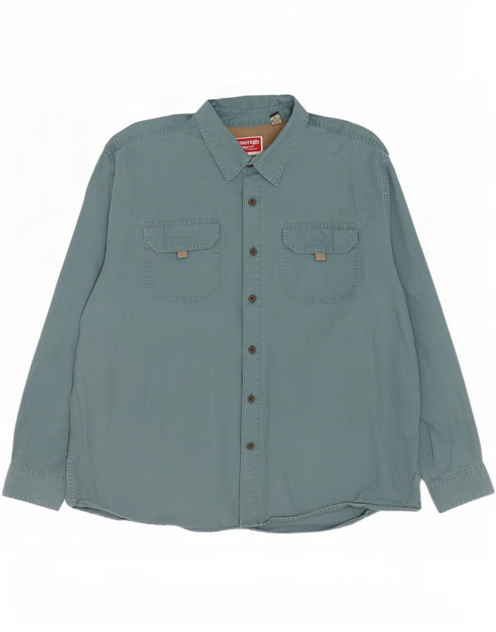 Chemise Homme Wrangler XL Bleu Coton