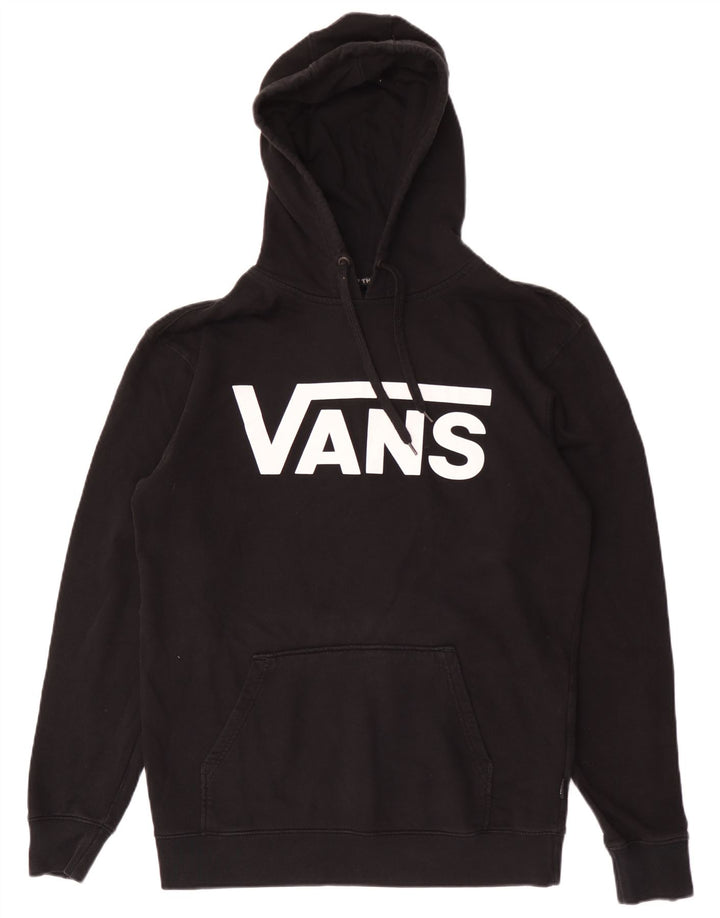 Vans Pull à capuche graphique en coton noir moyen pour homme