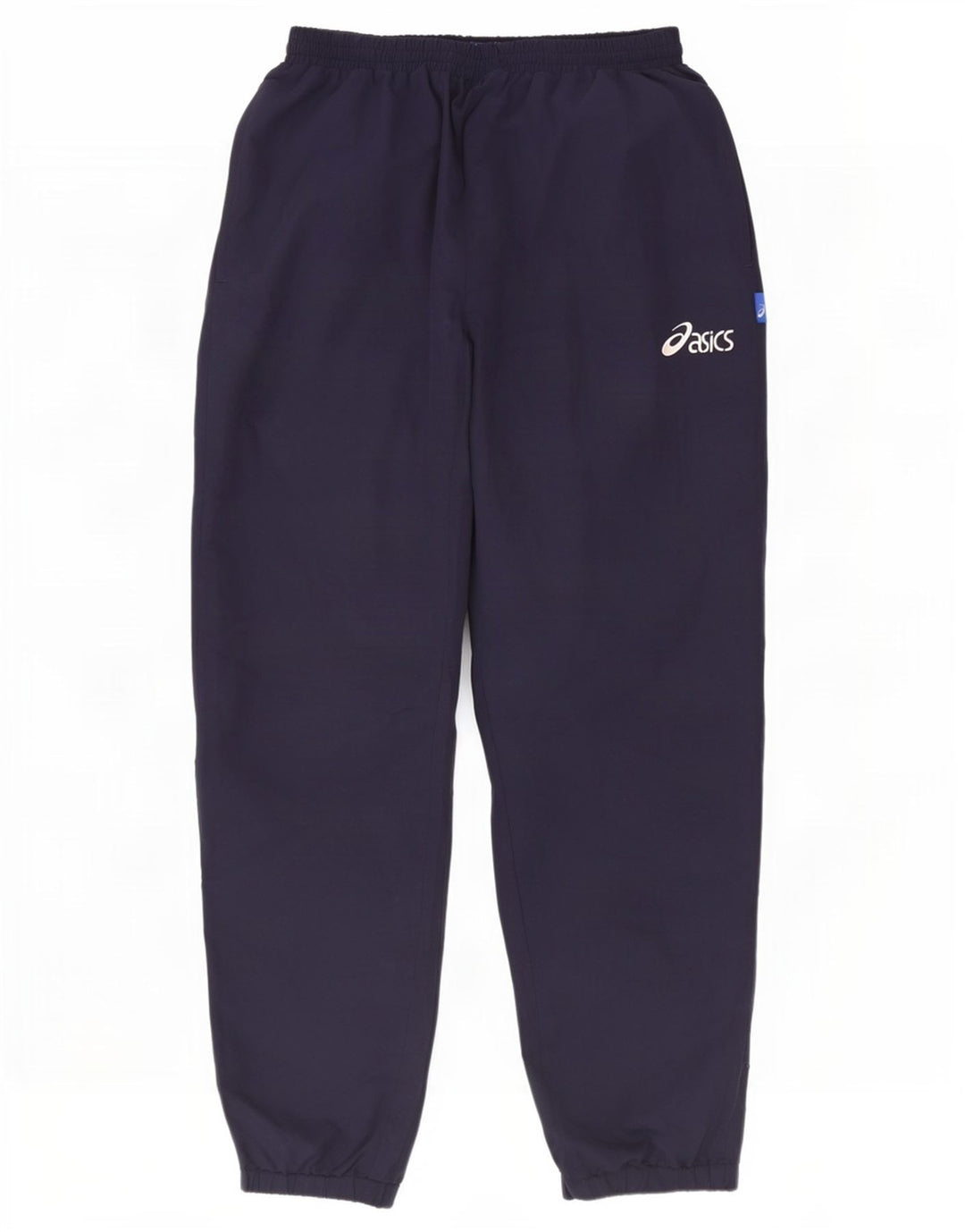 Asics Pantalon de survêtement pour homme Joggers Large Bleu Marine Polyester