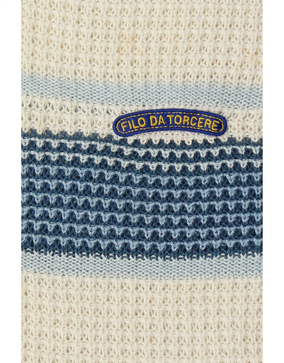 vintage Mens V-Col Jumper Pull Grand Blanc Colorblock