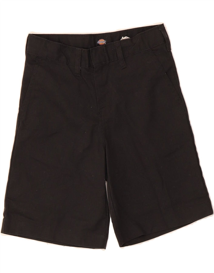 DICKIES Boys Chino Shorts 9-10 Years W26 Black Polyester Vintage Dickies and Second-Hand Dickies from Messina Hembry 