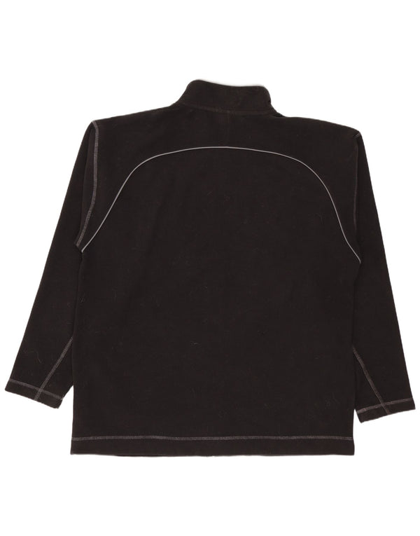 Weird Fish Veste polaire pour homme UK 40 Large Noir Polyester