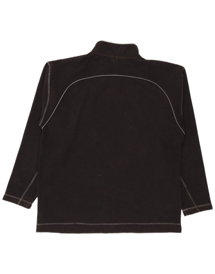 Weird Fish Veste polaire pour homme UK 40 Large Noir Polyester