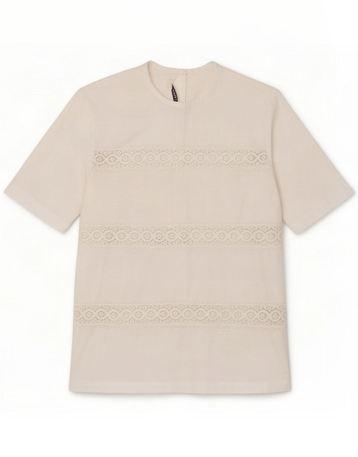 Naracamicee Chemisier pour femme UK 12 Coton blanc moyen