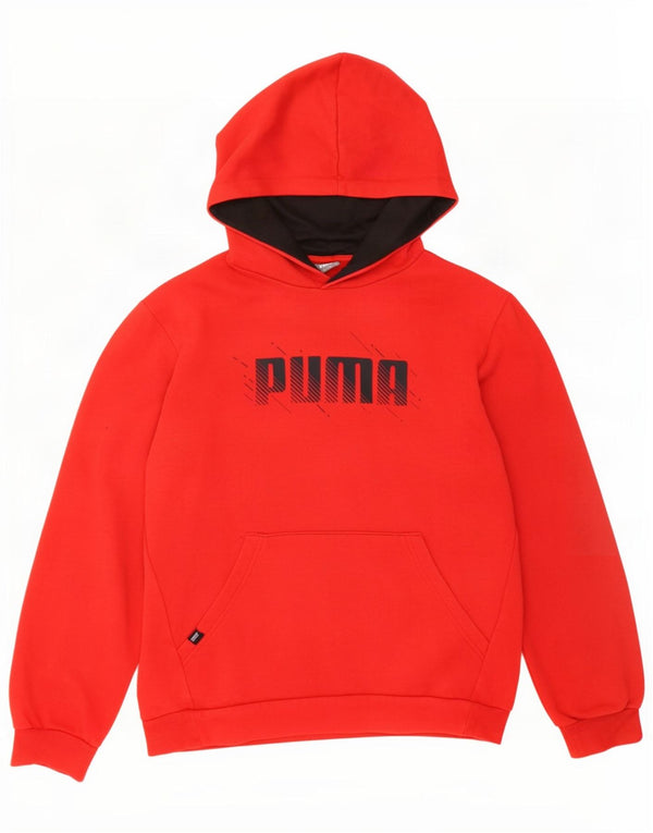 Puma Pull à capuche graphique fille 13-14 ans Rouge Coton