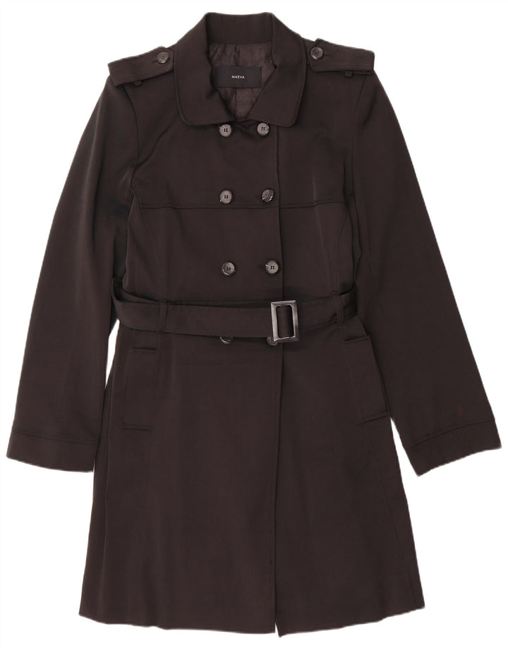 MAEVE Femme Trench IT 44 Moyen Noir Polyester