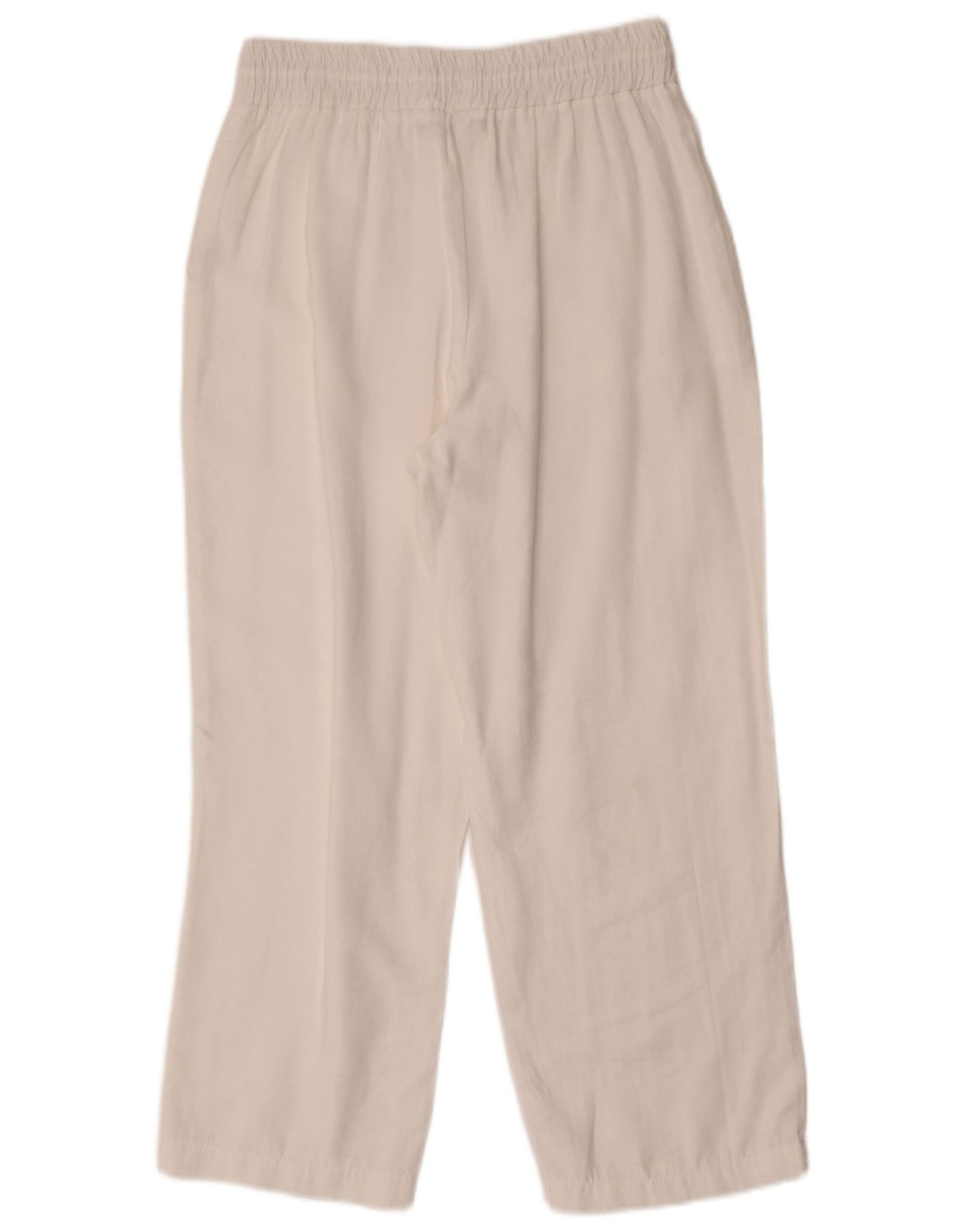 Zara Pantalon court femme Small W26 L25 Modal blanc