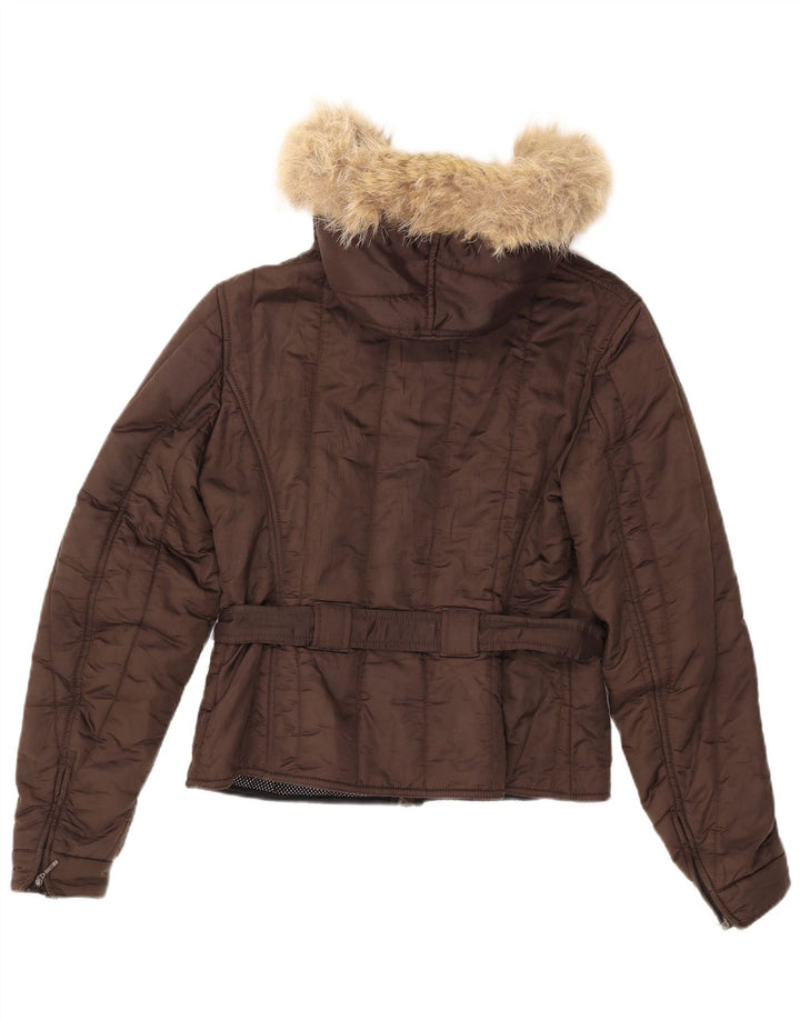 REFRIGIWEAR Veste matelassée à capuche pour femme UK 18 XL Marron
