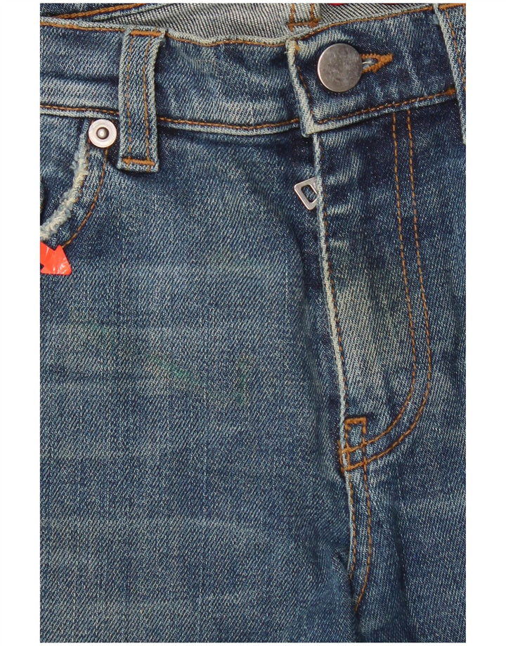Prada Femme Jean Skinny W26 L32 Bleu Marine Coton
