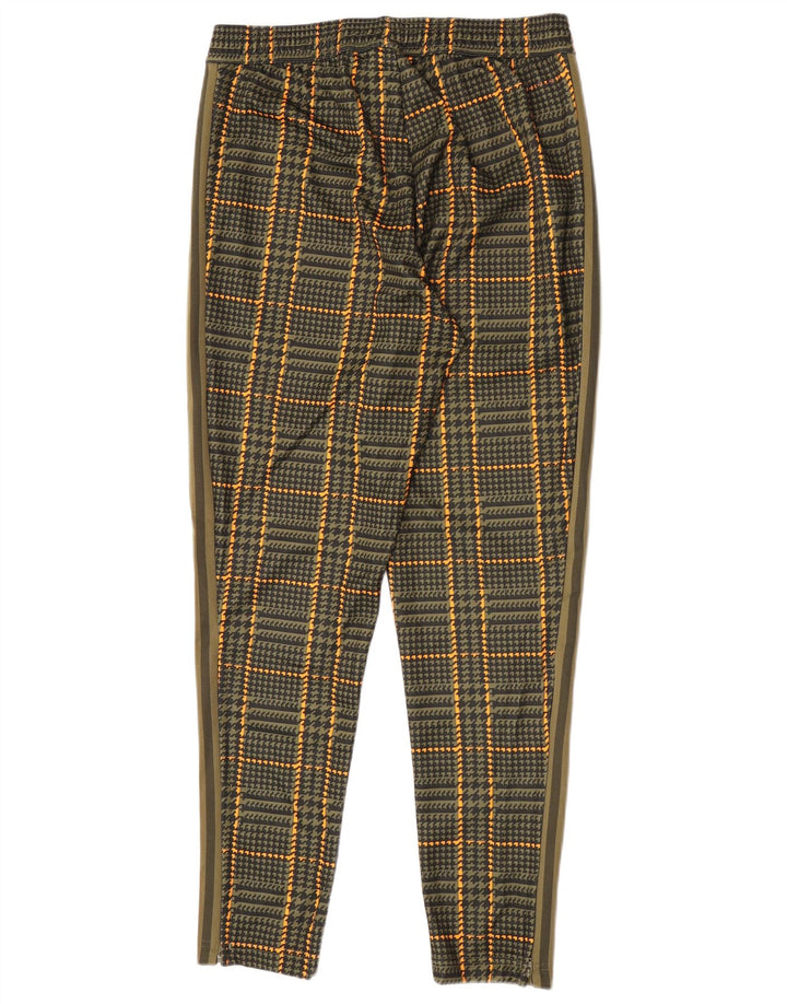 Adidas Pantalon de Survêtement Homme Vert Moyen Pied-de-Poule Polyester