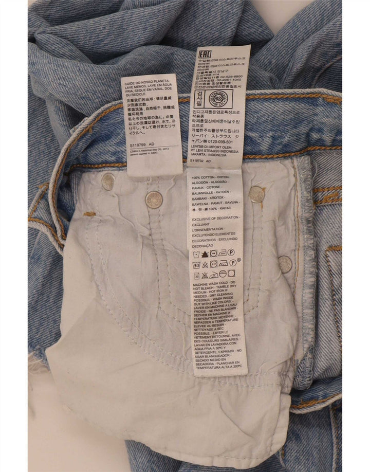 Levi's Jean Droit Compensé Femme W24 L28 Bleu Coton