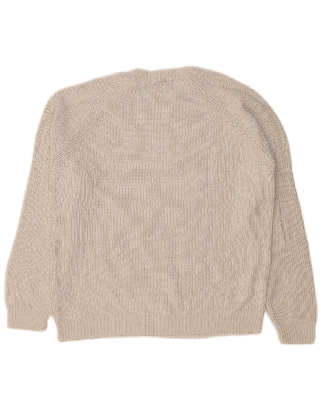 Zara Pull à col rond pour homme Petit Blanc