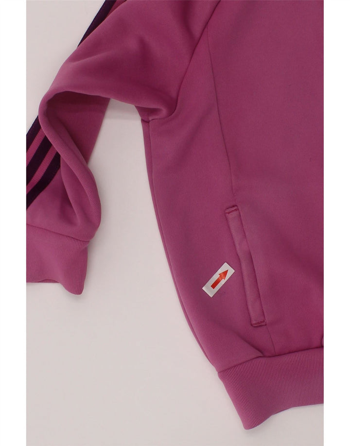 Veste de survêtement Adidas Fille 3-4 ans Rose Polyester