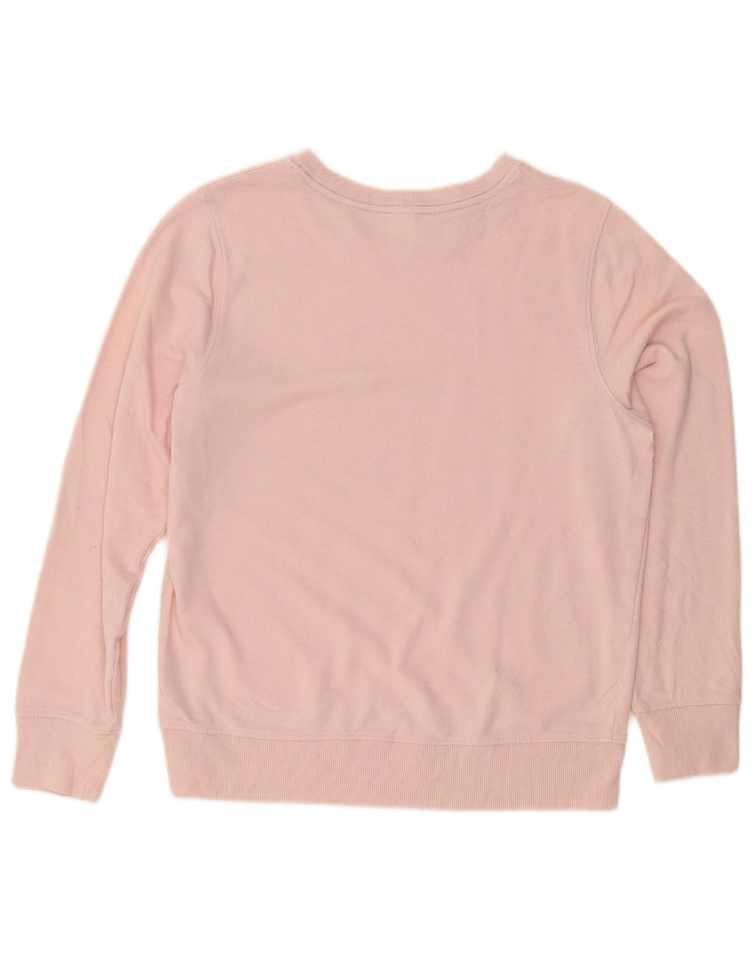 CALVIN KLEIN Sweat-shirt graphique pour femme UK 14 Coton rose moyen