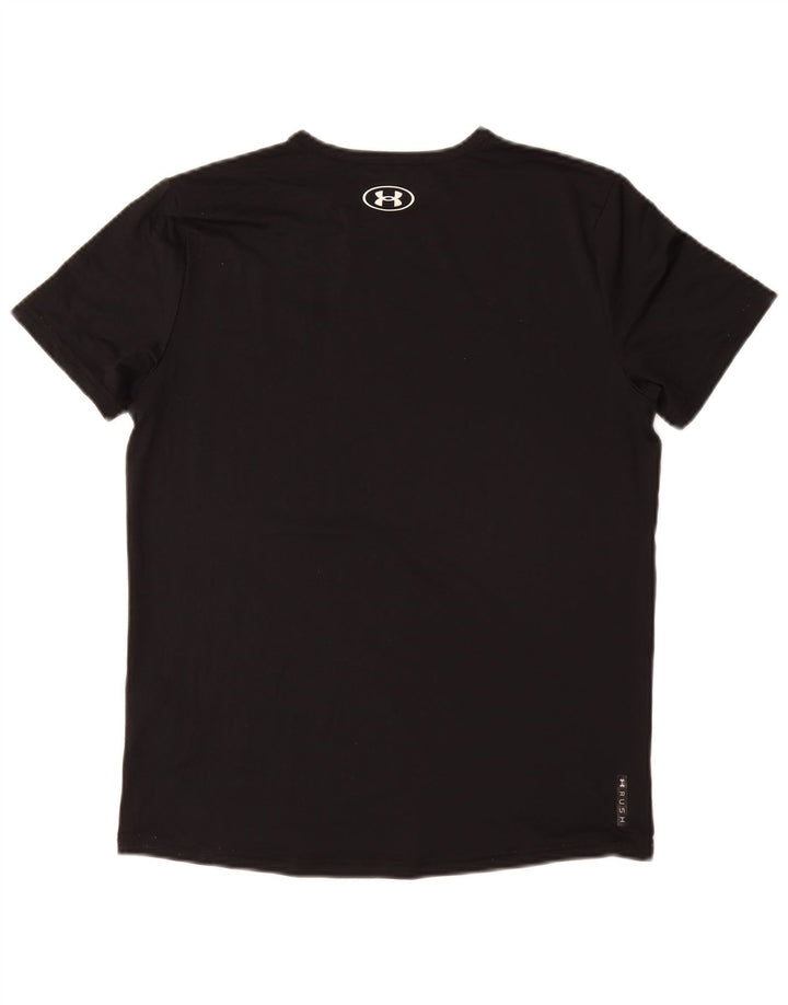 UNDER ARMOUR T-shirt ample graphique pour garçon 11-12 ans Grand Noir
