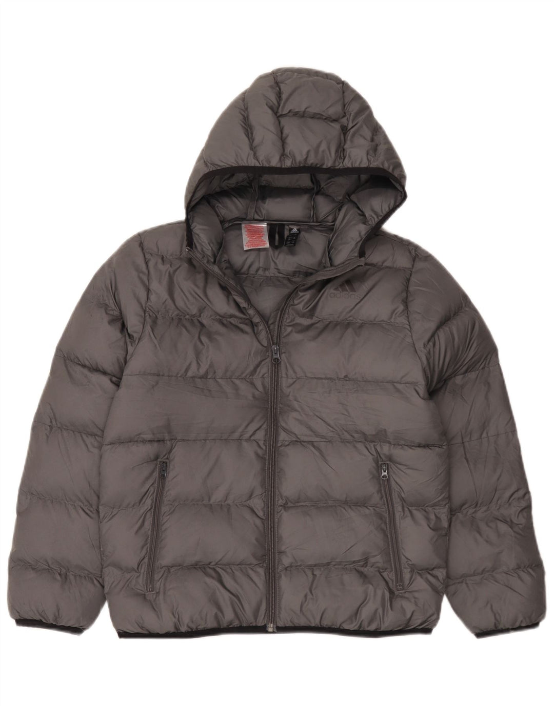 Veste matelassée à capuche Adidas Garçon 11-12 ans Gris Polyester