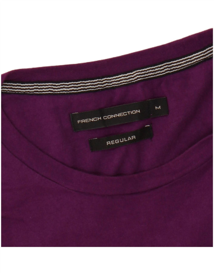 French Connection Tee-Shirt Regular Homme Violet Moyen