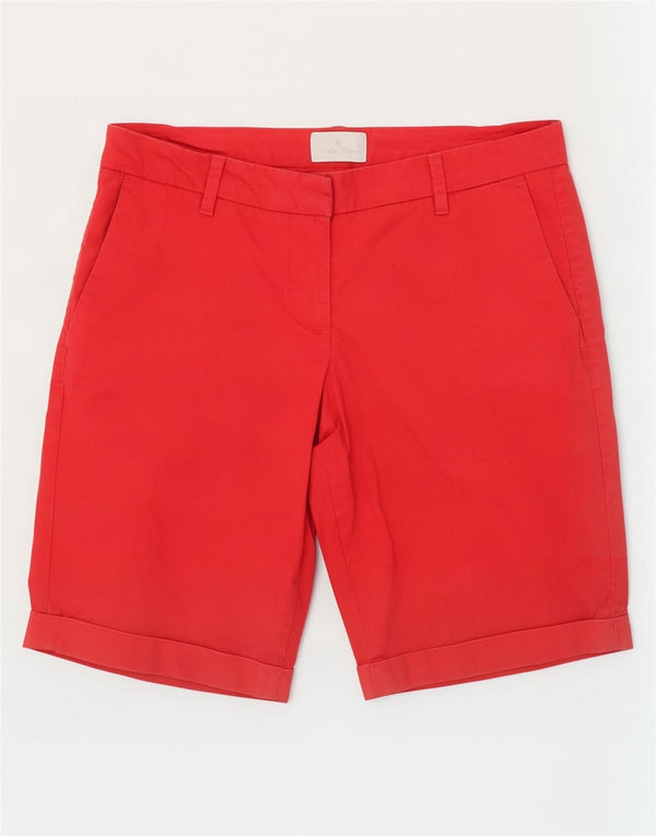 Conte of Florence Short Chino Femme IT 42 Medium W30 Coton Rouge