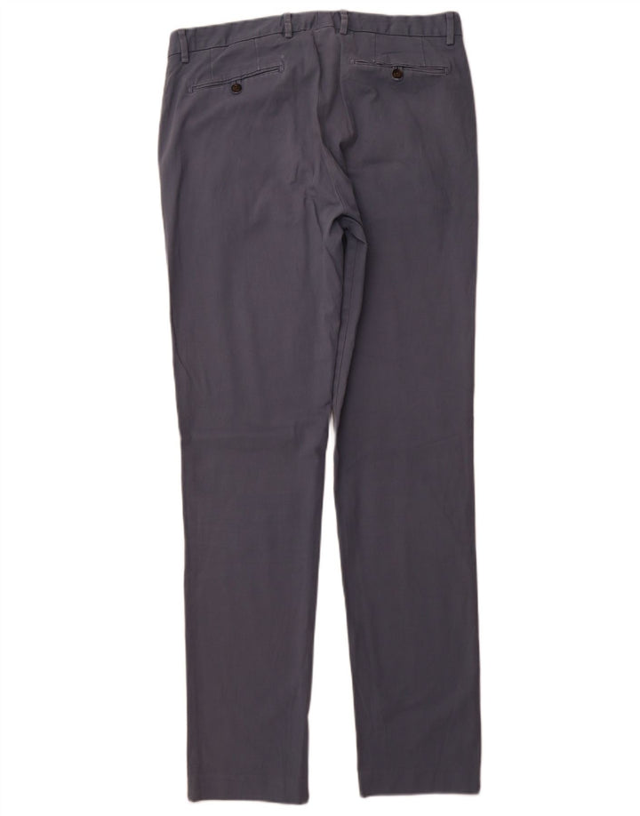 BONOBOS Pantalon de Costume Slim Homme W34 L36 Bleu Coton