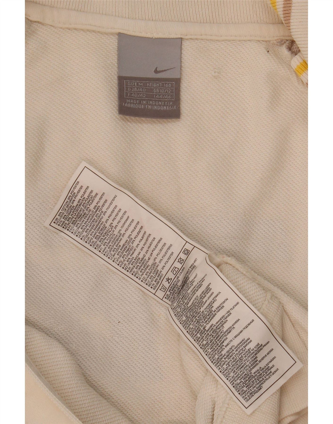 Nike Veste de survêtement graphique pour femme UK 10/12 Blanc moyen Colourblock