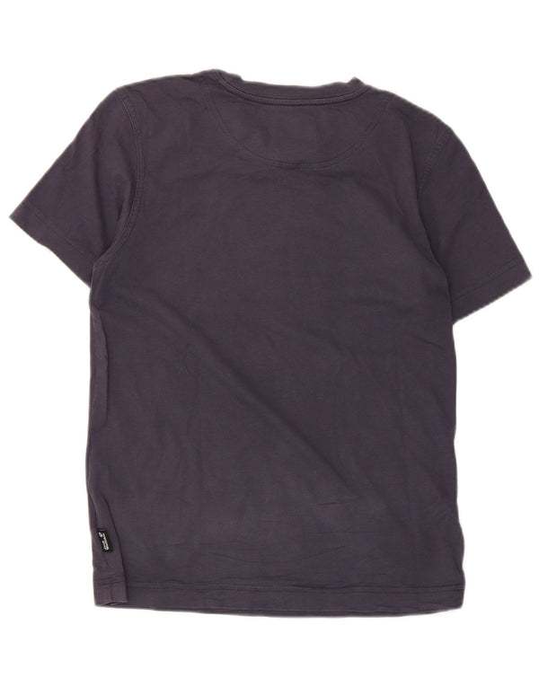 Jack Wolfskin T-Shirt Graphique Garçon 11-12 ans Bleu Marine Coton