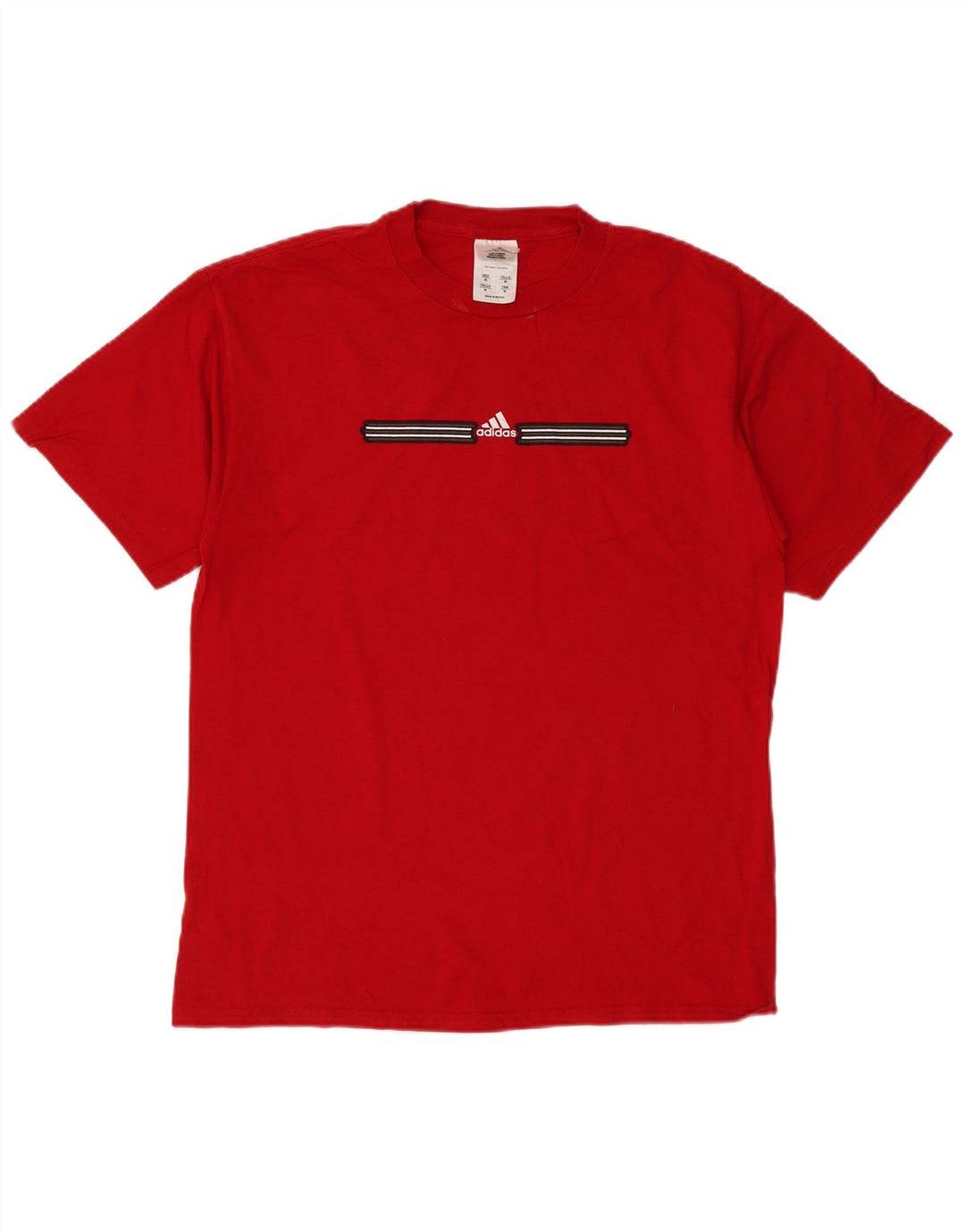 ADIDAS T-Shirt Homme Rouge Moyen Coton