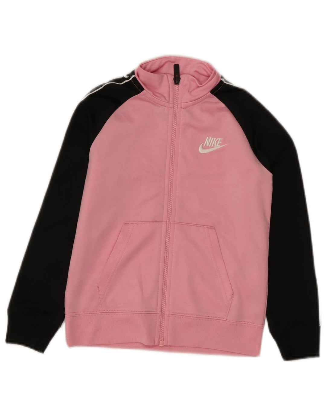 Veste de survêtement Nike Fille 5-6 ans Polyester Colorblock Rose Moyen