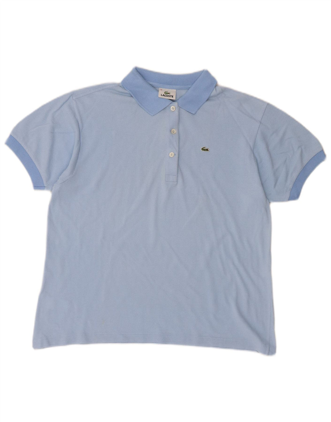 Lacoste Polo Femme Taille 42 Grand Bleu Coton