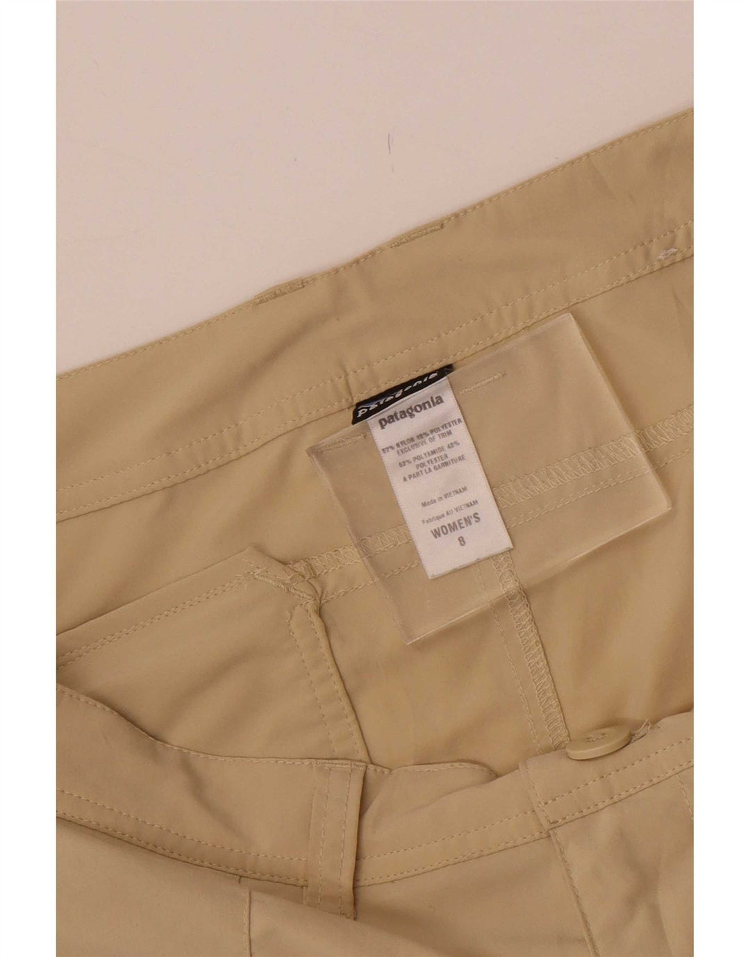 Patagonia Short Chino Femme US 8 Medium W32 Nylon Beige
