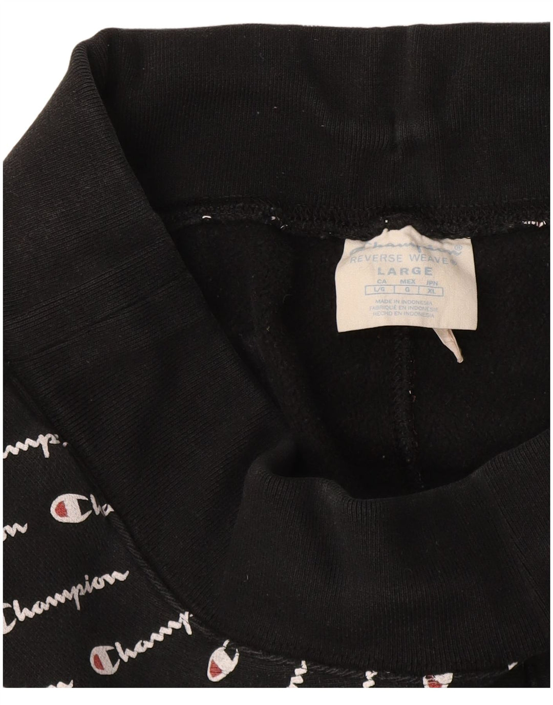 Champion Pantalon de survêtement graphique Reverse Weave pour homme, grand noir