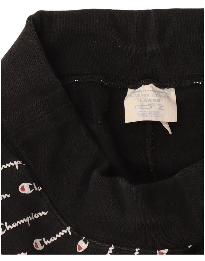 Champion Pantalon de survêtement graphique Reverse Weave pour homme, grand noir
