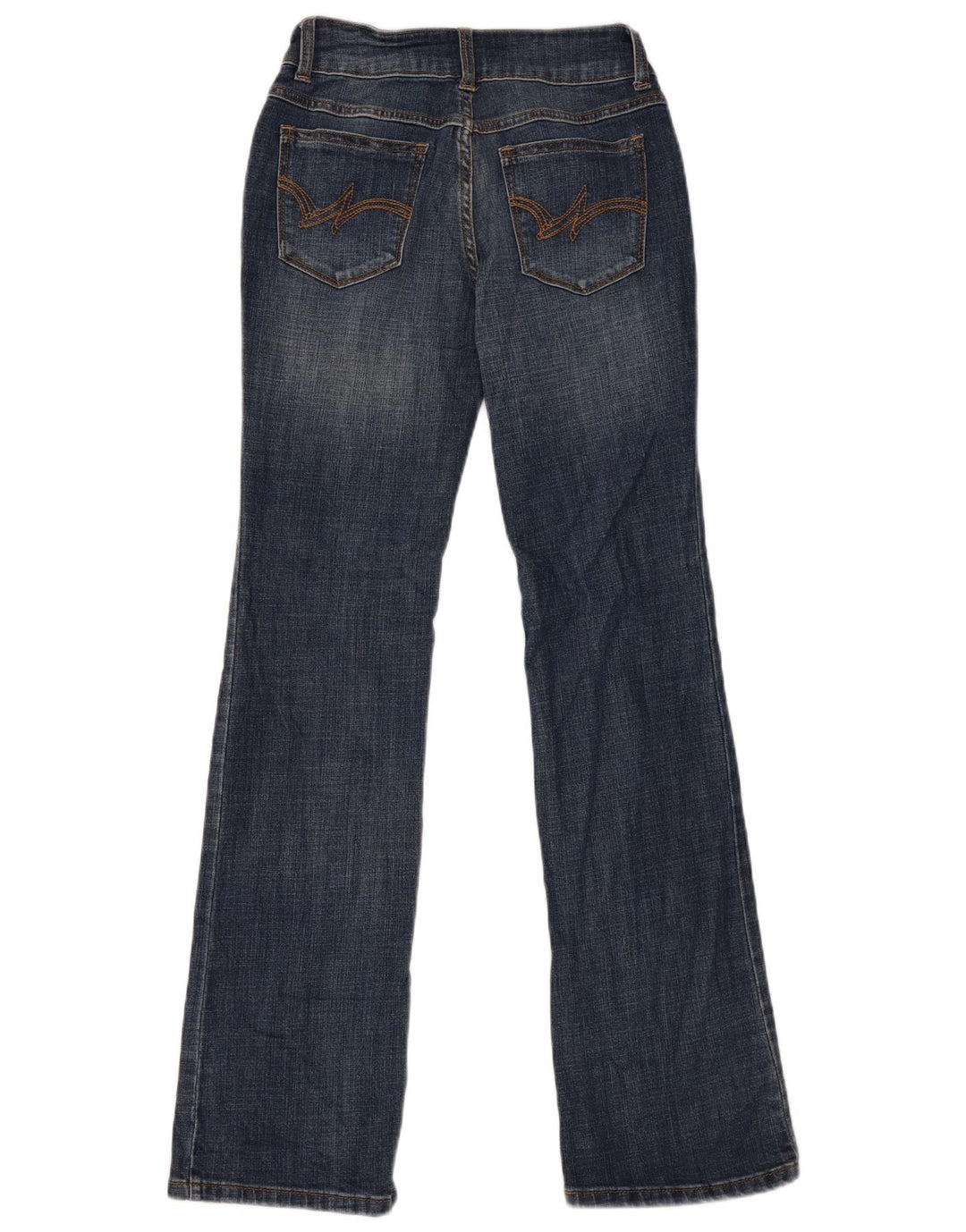 WRANGLER Jean Bootcut Femme US 0 XS W26 L32 Bleu Coton