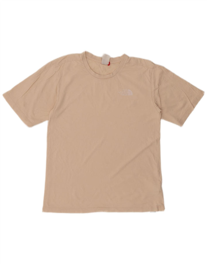 THE NORTH FACE T-Shirt Femme Top UK 6 XS Beige Coton