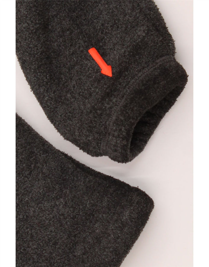 Gant Pull à Capuche Zippé Graphique Homme Gris Moyen Moucheté Polyester