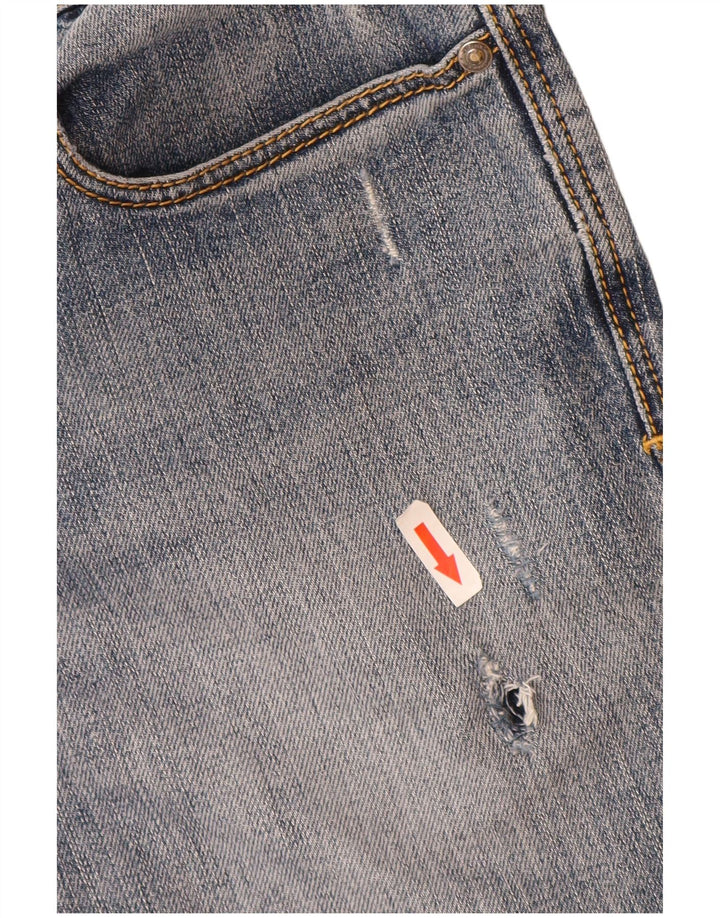Jean droit femme Rifle W31 L28 bleu coton