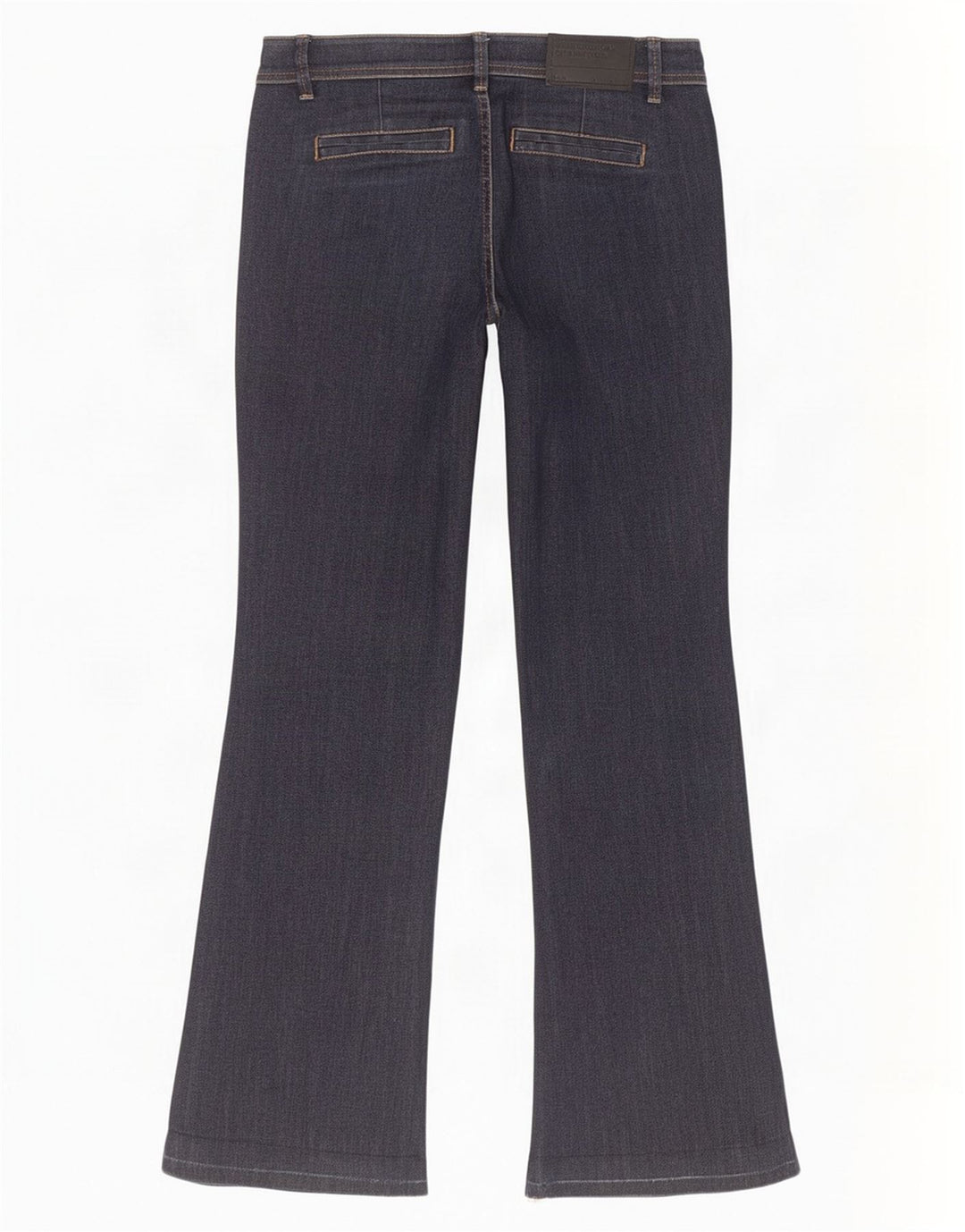 Benetton Jean Évasé Femme IT 42 Medium W30 L31 Bleu Marine