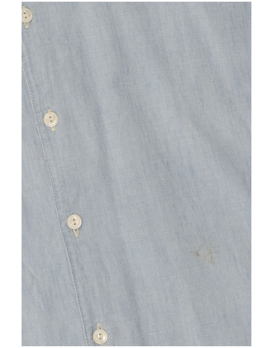 Ralph Lauren Chemise surdimensionnée à manches courtes pour femme US 4 Petit coton bleu