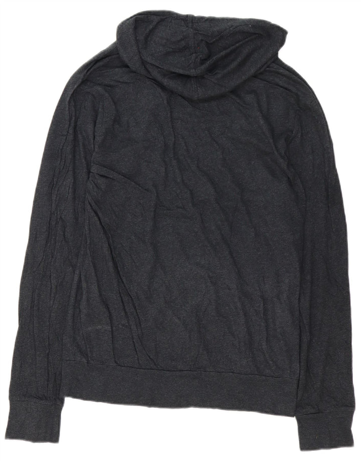 Lacoste Pull à capuche pour homme Taille 4 Coton gris moyen