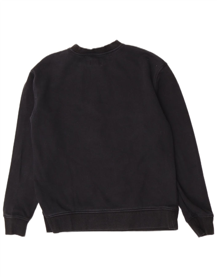 Tommy Hilfiger Sweat-shirt coupe classique pour femme en coton noir moyen