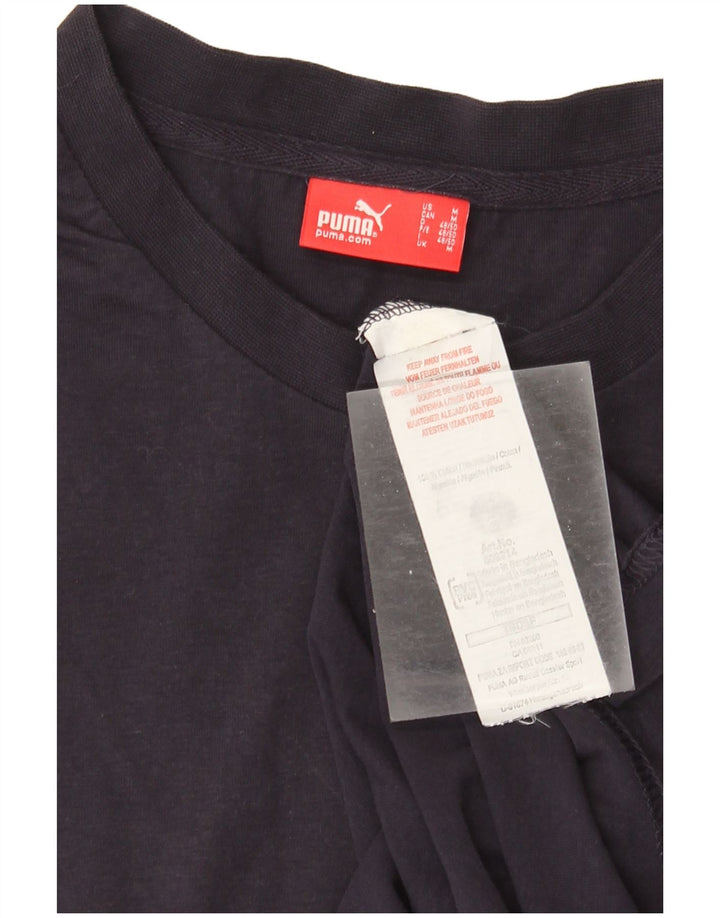 Puma T-Shirt Homme Bleu Marine Moyen Coton