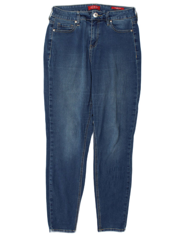 Guess Jean Skinny Taille Haute Femme W30 L29 Bleu