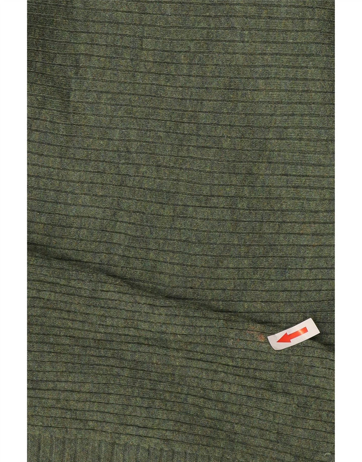 Marks & Spencer Pull à col zippé pour femme UK 16 Large Vert