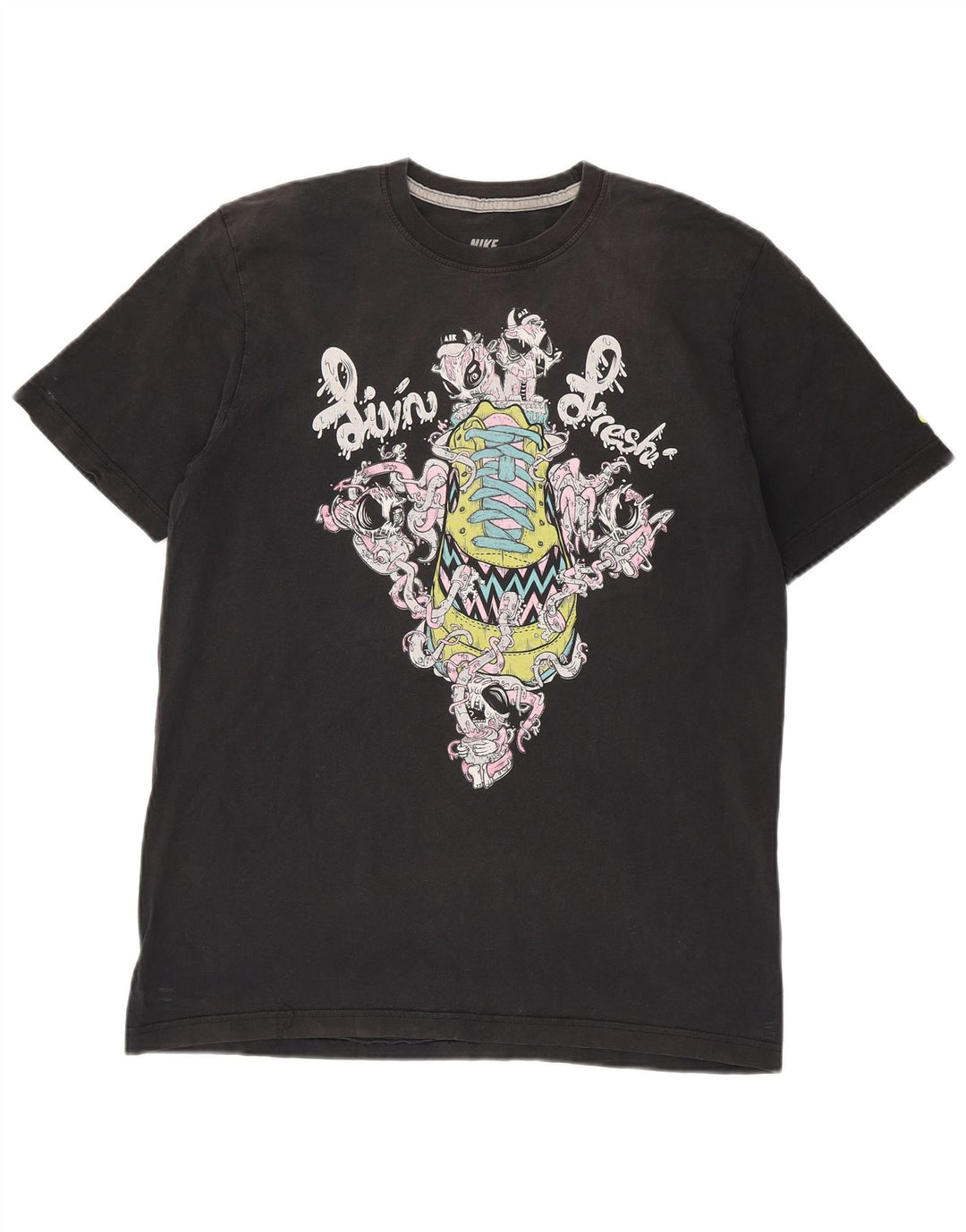 Nike T-shirt graphique coupe standard pour homme, grand, noir