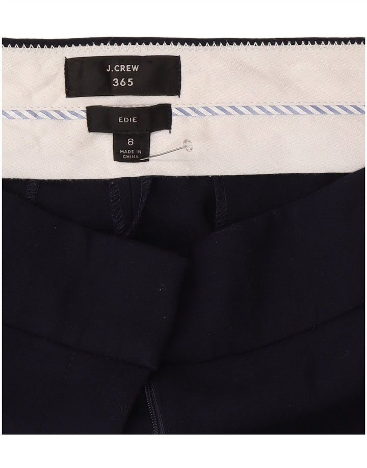 J. Crew Pantalon Chino Droit Edie Femme US 8 Medium W32 L32 Bleu Marine